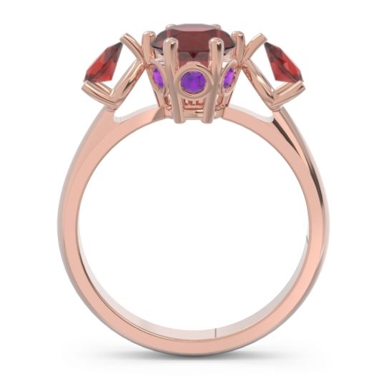 Three Stone Pear Taraggana Ring