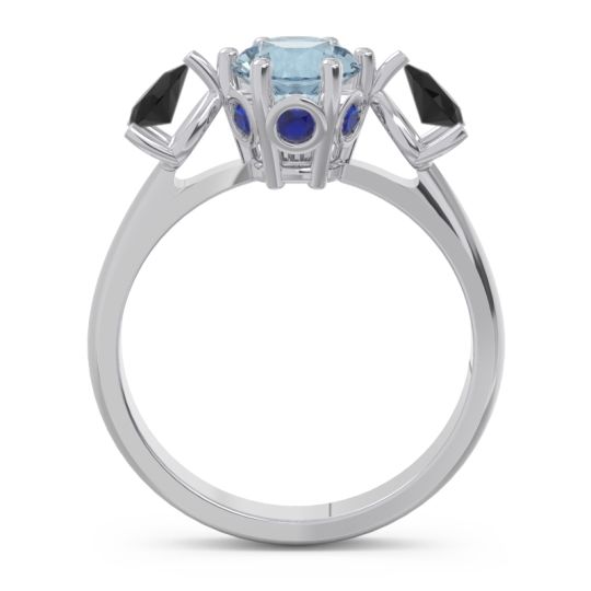 Three Stone Pear Taraggana Ring