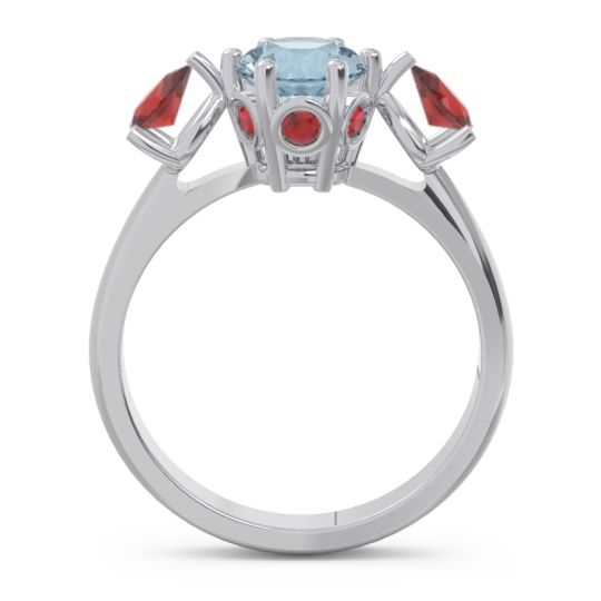 Three Stone Pear Taraggana Ring