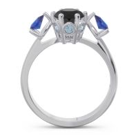 Three Stone Pear Taraggana Ring