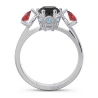 Three Stone Pear Taraggana Ring