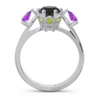 Three Stone Pear Taraggana Ring