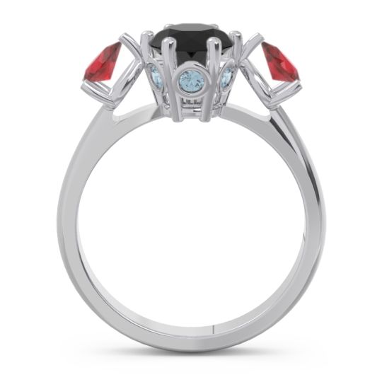 Three Stone Pear Taraggana Ring