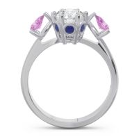 Three Stone Pear Taraggana Ring