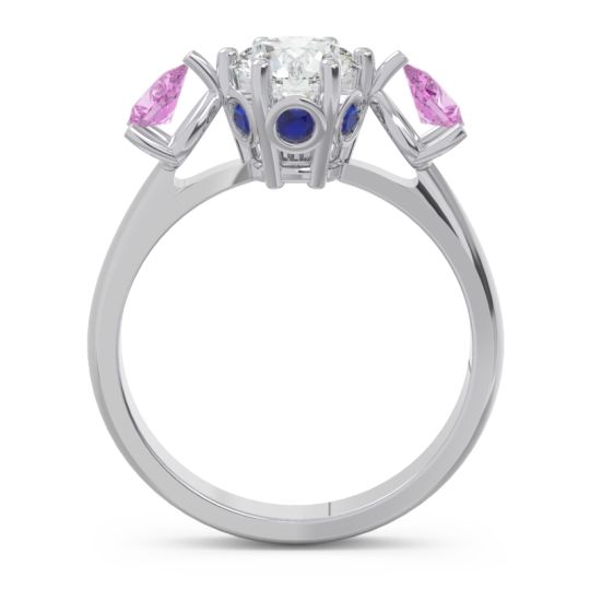 Three Stone Pear Taraggana Ring