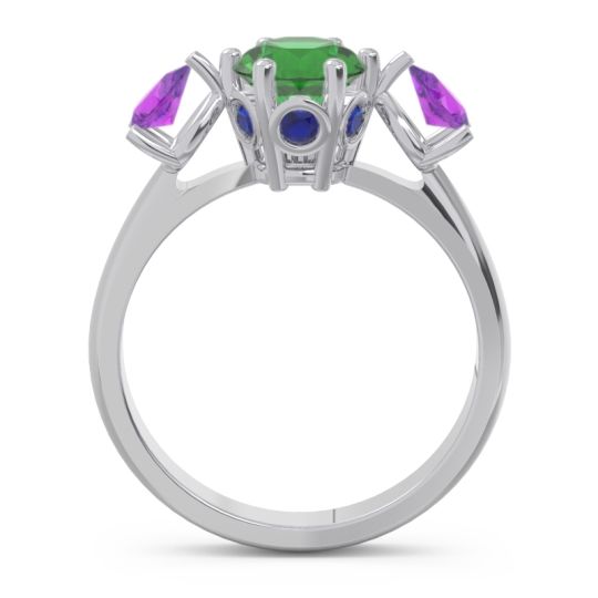 Three Stone Pear Taraggana Ring