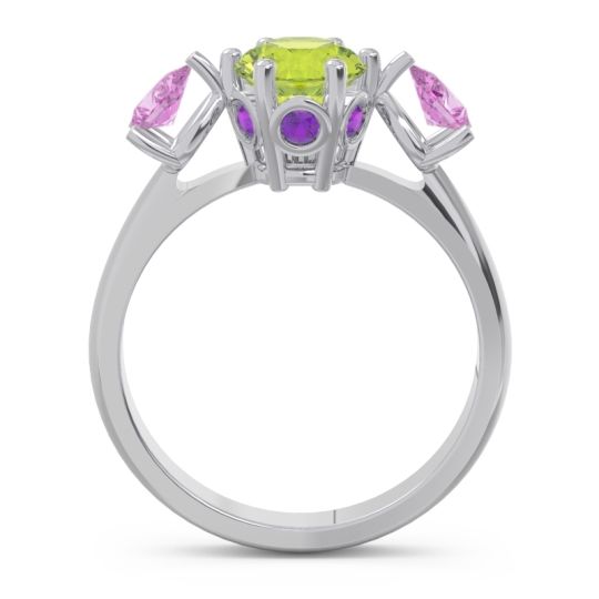 Three Stone Pear Taraggana Ring