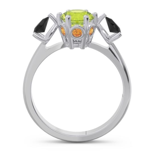 Three Stone Pear Taraggana Ring