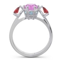 Three Stone Pear Taraggana Ring