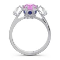 Three Stone Pear Taraggana Ring