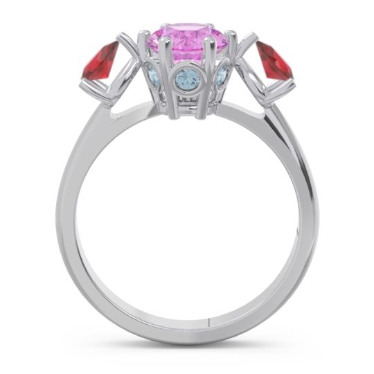 Three Stone Pear Taraggana Ring