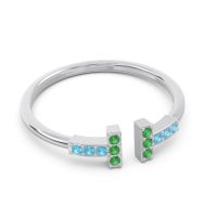 Petite Open Pave Nihsarana Band