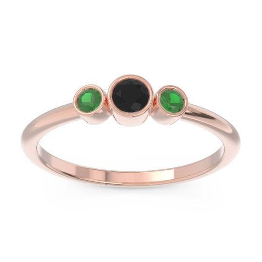 Smile Three Stone Bezel Trika Band
