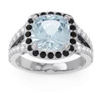 Halo Pave Cushion Sumahat Ring