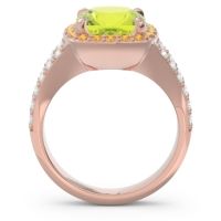 Halo Pave Cushion Sumahat Ring