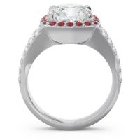 Halo Pave Cushion Sumahat Ring