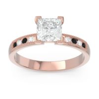 Classic Milgrain Princess Avikala Ring