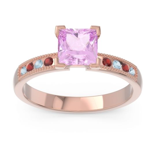 Classic Milgrain Princess Avikala Ring