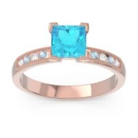 Classic Milgrain Princess Avikala Ring