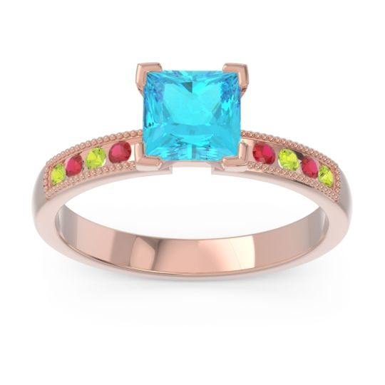 Classic Milgrain Princess Avikala Ring