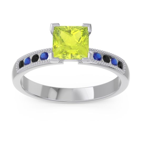 Classic Milgrain Princess Avikala Ring