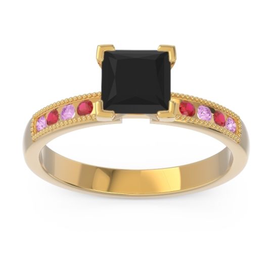 Classic Milgrain Princess Avikala Ring