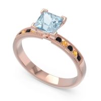 Classic Milgrain Princess Avikala Ring