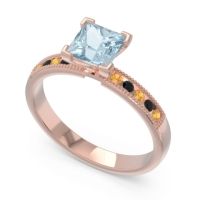 Classic Milgrain Princess Avikala Ring