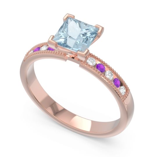 Classic Milgrain Princess Avikala Ring