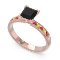 Classic Milgrain Princess Avikala Ring