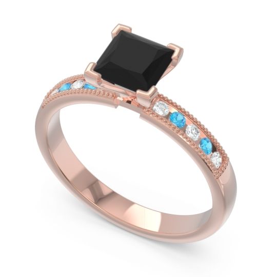 Classic Milgrain Princess Avikala Ring