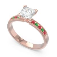 Classic Milgrain Princess Avikala Ring