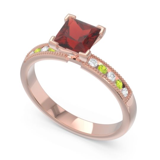 Classic Milgrain Princess Avikala Ring