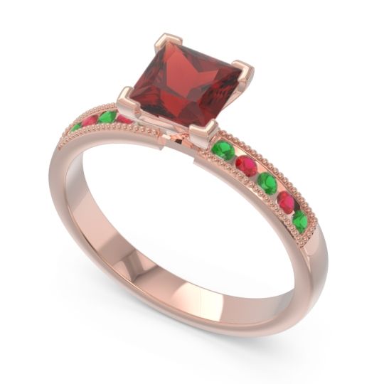 Classic Milgrain Princess Avikala Ring