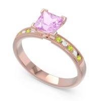 Classic Milgrain Princess Avikala Ring