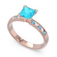 Classic Milgrain Princess Avikala Ring