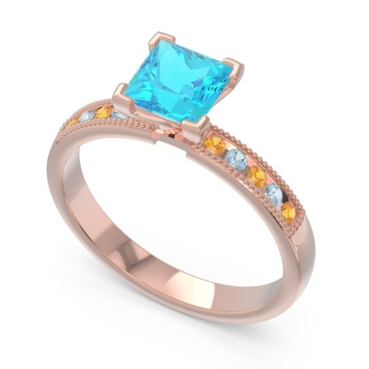 Classic Milgrain Princess Avikala Ring