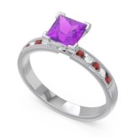 Classic Milgrain Princess Avikala Ring