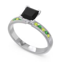 Classic Milgrain Princess Avikala Ring