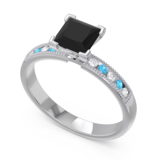 Classic Milgrain Princess Avikala Ring