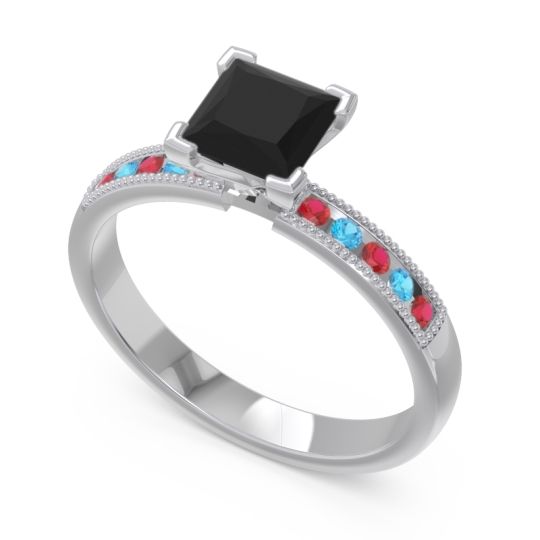 Classic Milgrain Princess Avikala Ring