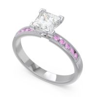 Classic Milgrain Princess Avikala Ring