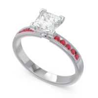 Classic Milgrain Princess Avikala Ring