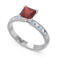 Classic Milgrain Princess Avikala Ring