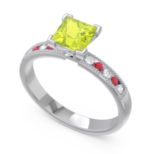 Classic Milgrain Princess Avikala Ring