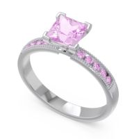 Classic Milgrain Princess Avikala Ring