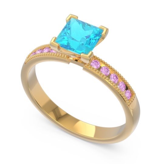 Classic Milgrain Princess Avikala Ring