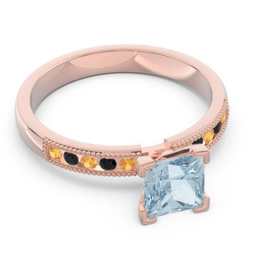 Classic Milgrain Princess Avikala Ring