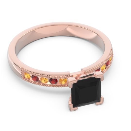 Classic Milgrain Princess Avikala Ring