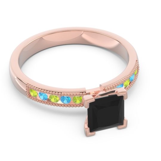 Classic Milgrain Princess Avikala Ring